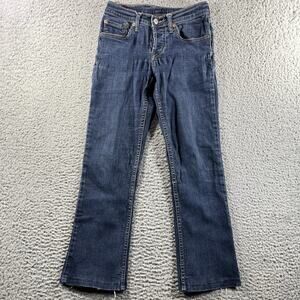 LEVIS 531 JEANS WOMENS 26x31 BLUE FITS 26x26 (ALTERED) SLIM DENIM BUTTON FLY